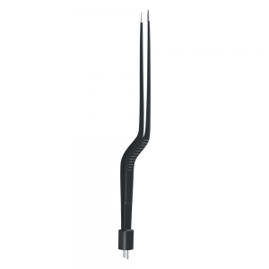 Non-Stick Curved Bipolar Forceps – Fork Type