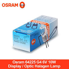 Osram Halogen Lamp 6V/10W–Fork Base–2000 Hours