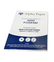 ECG Recording Paper – KENZ SUZUKEN P210X48Z – 210×150 mm