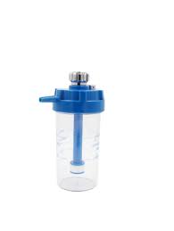 Plastic Oxygen Flowmeter with Humidifier - Threaded