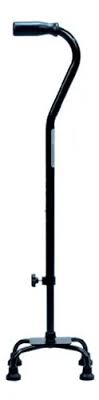 Omega Quad Base Walking Cane | EGMEDMALL Omega Quad Base Walking Cane